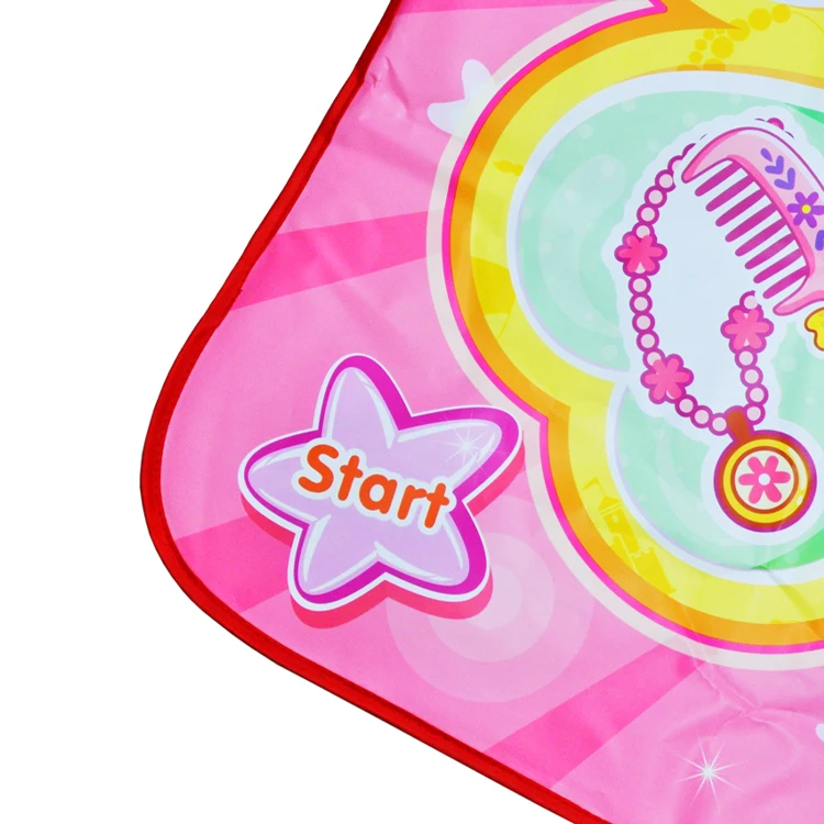 Interactive Bright Led Games Dancing Mat Musical Ballet Dance Mat For 3-10 Year Old Girls