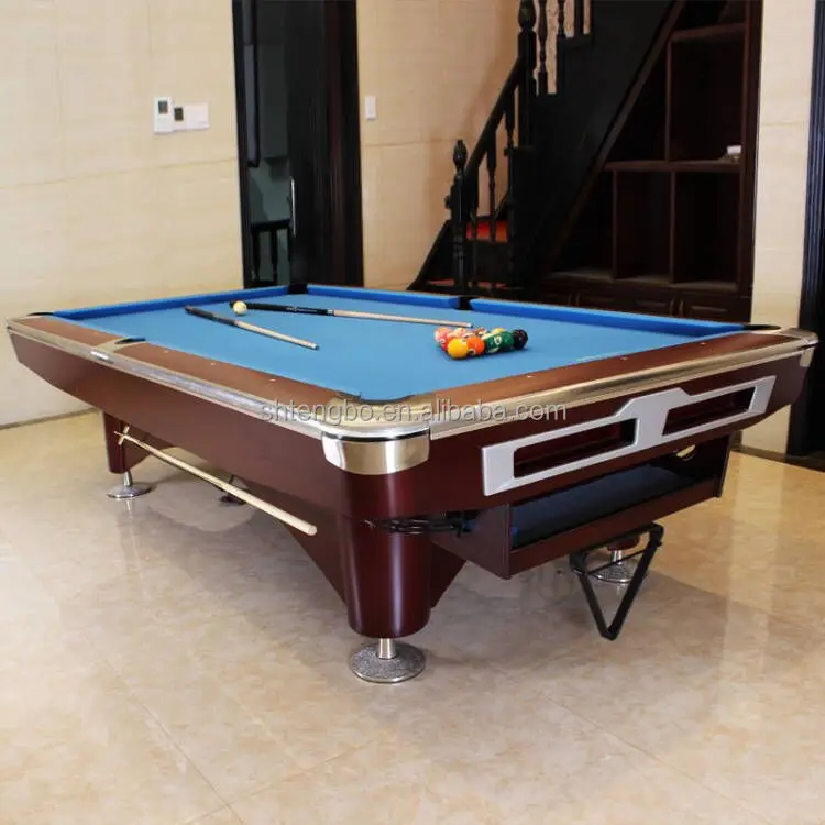 Factory supply modern top quality American nine balls solid wood frame mesa de billar for sale