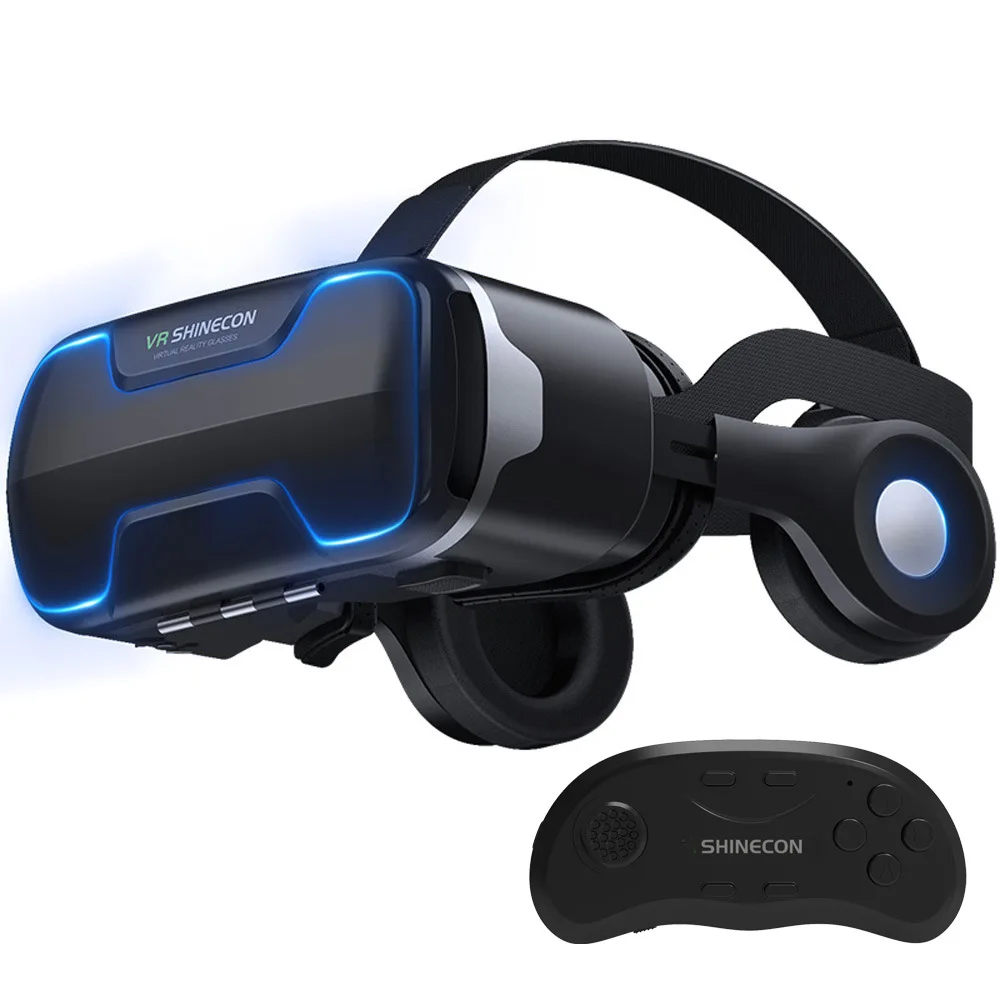 Virtual Reality 3d Headset Vr Glasses With Earphone Headphone VR