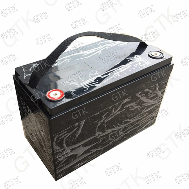 GTK 24v 100Ah lithium ion battery with bluetooth BMS APP for  Solar Golf Car lipo Battery for Forklift fork + 29.4v 10A Charger