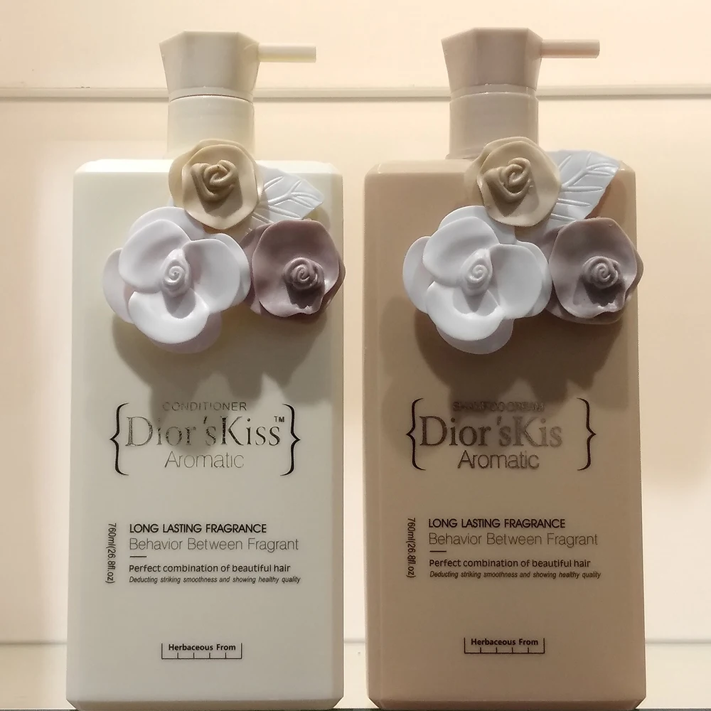 Guangzhou Wholesale Price Private Label Perfume Shampoo And Conditioner Set for Salon or Daily use