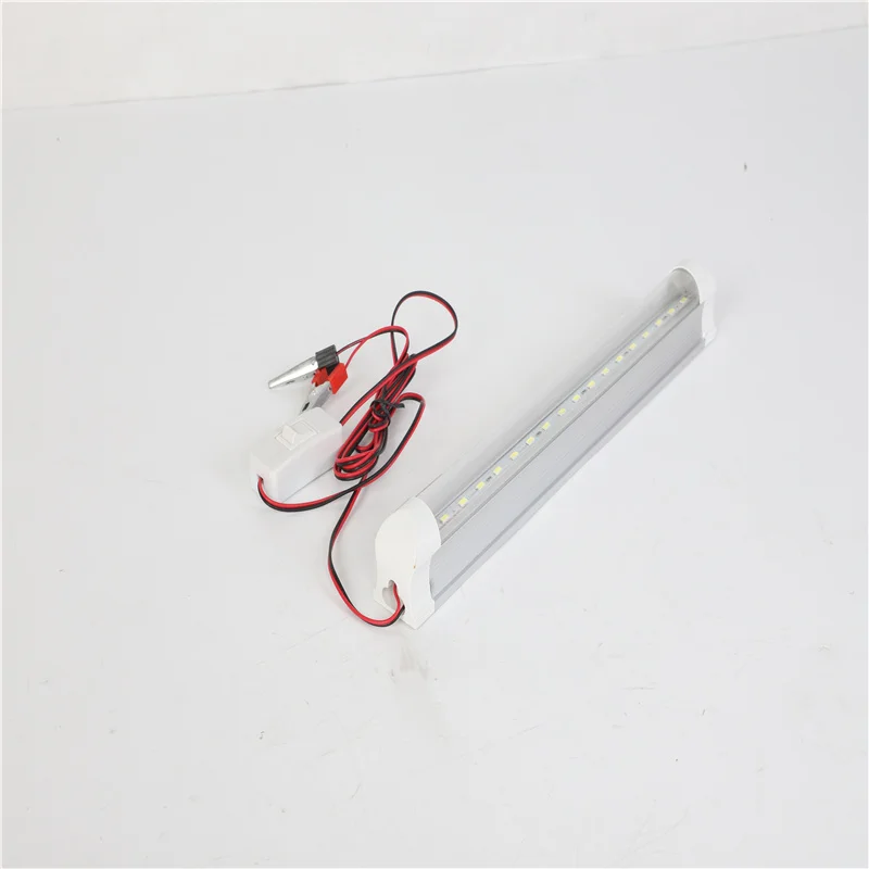 Promotion 5V/12V led tube t8 0.5ft 1ft With 2 m wire clip and switch button for outdoor lighting