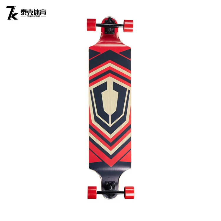China Surfskate longboard Wood for Beginners Girl Long Board Bamboo Longboard Surf Skate Canadian Maple