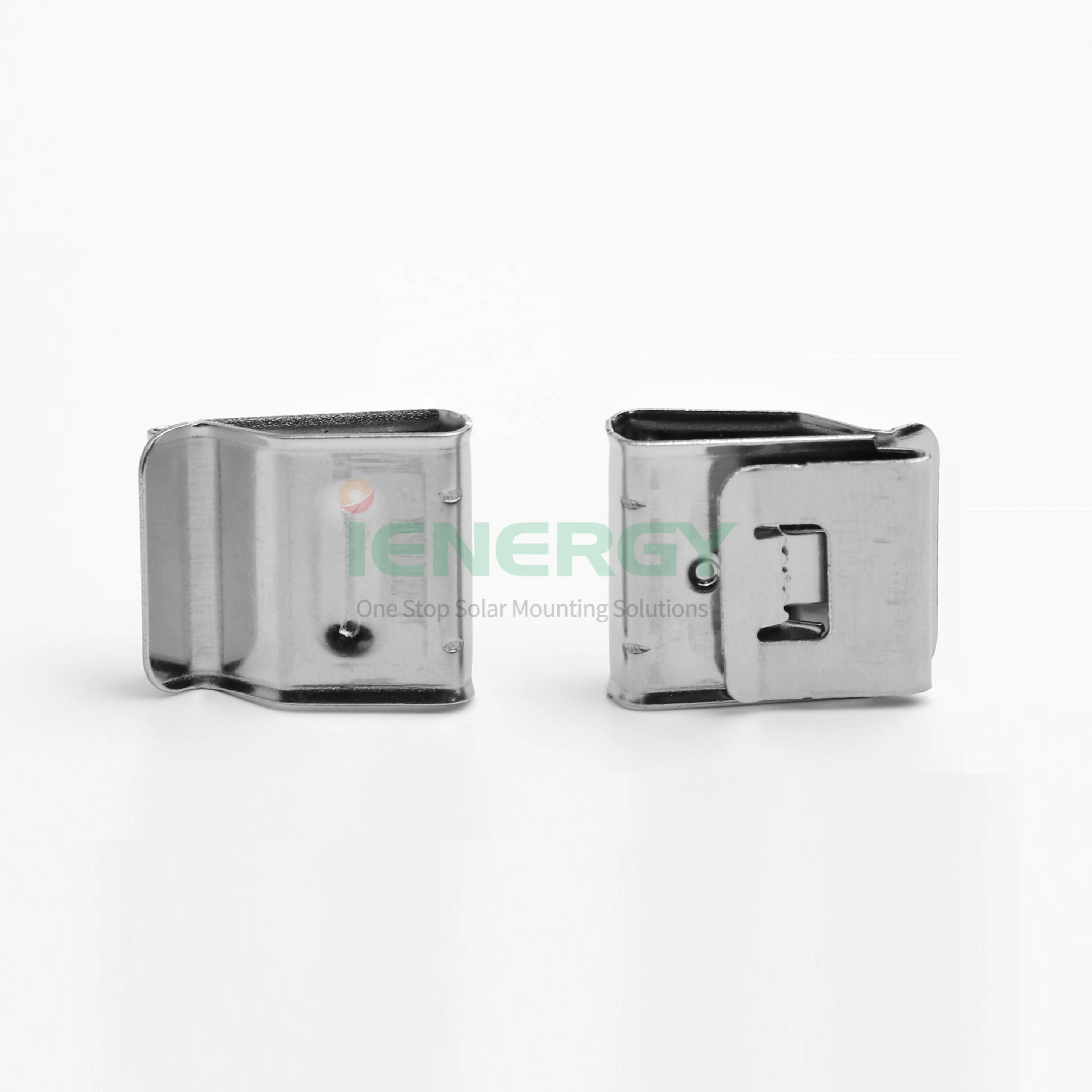 Solar Panel Mounting System Stainless Wire Clip PV Panel Solar Cable Clips  for 2 cables