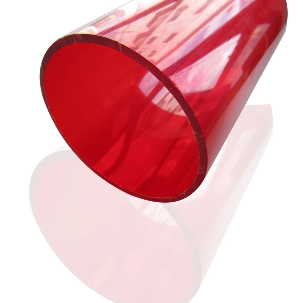 transparent PVC pipe with large diameter 160mmOD