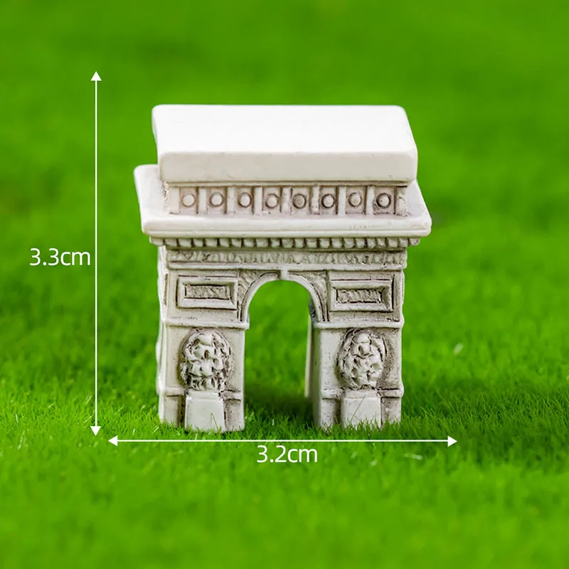 Miniature Statue Architecture Sculpture Landscape Simulation World Famous Scenic Spot Landmark Building DIY Accessories Ornament