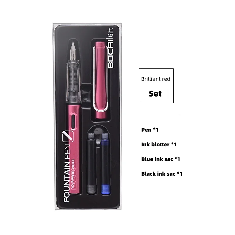 2024 New Wholesale Students Special Posture Practice Calligraphy Ink Bag Pen Set Pens