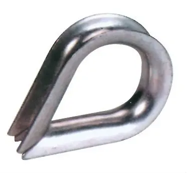 H-Quality Hot Sale Heavy Duty Wire Rope Thimbles Standard DIN 6899BWire Rope Thimble Cable Rigging Crimping Wire Rope Thimble