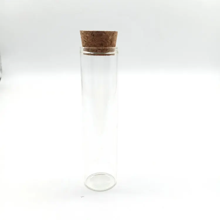 Borosilicate clear Small Mini test Tube Glass Bottle Vial Penicillin Jar Wishing Drifting Essential Oil with
