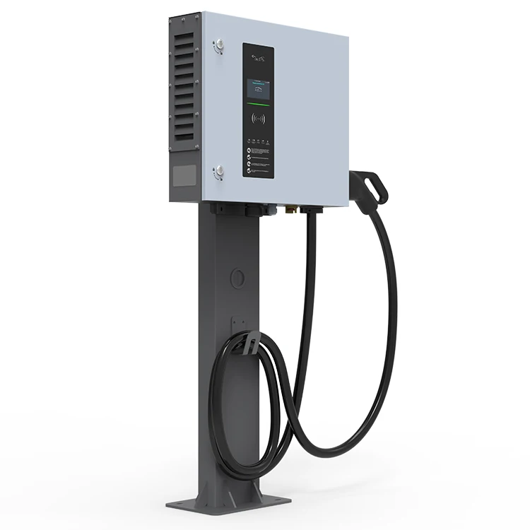 OEM Level 3 Wall-Mount 30kW DC Fast Charger CCS1 CCS2 CHAdeMO GB/T EV Charging Station