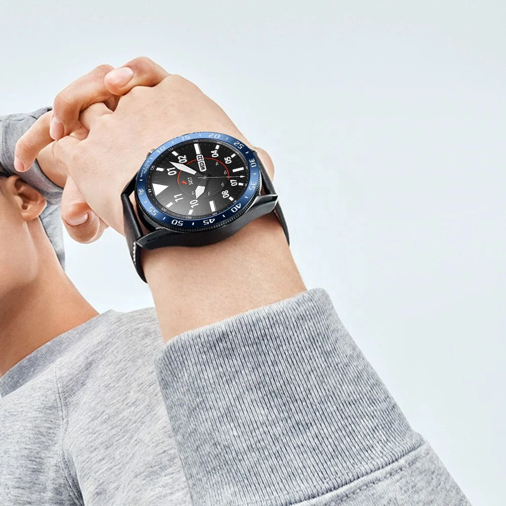 SIKAI новый тренд 45 мм Galaxy Watch 3 металлические часы Безель кольцо из нержавеющей стали вставка для