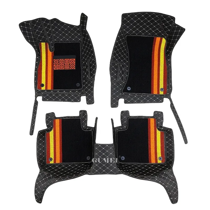 Factory Wholesale Double Layer 5d/7d Car Floor Mats Oem Logo Waterproof All Model Durable Anti-skip Car Mat