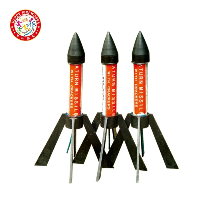Happy Fireworks super effect no stick whistling rocket saturn missile firework wholesale in stock