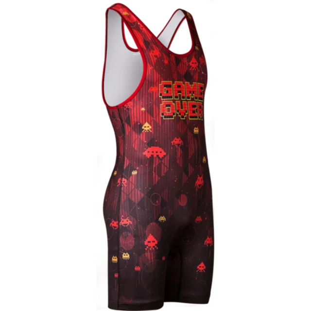 Custom Pro Sublimated Wrestling Singlets Pattern