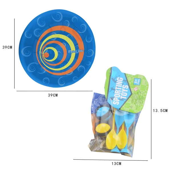 Забавные игрушки Amazon flying disc и dartboard game 2 в 1 материал ткани с шариком летние