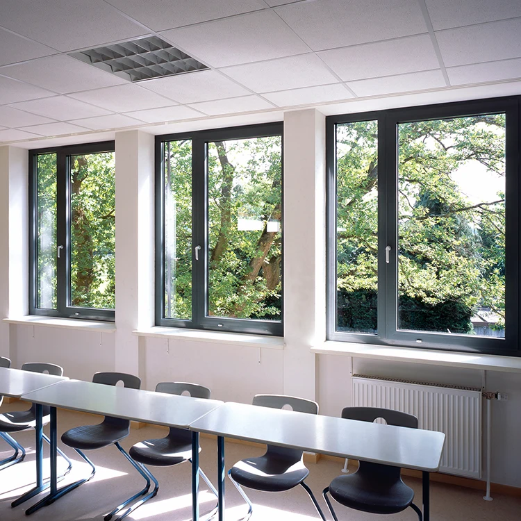 CE certificate aluminium single/double panel casement double glazed windows with cheap price