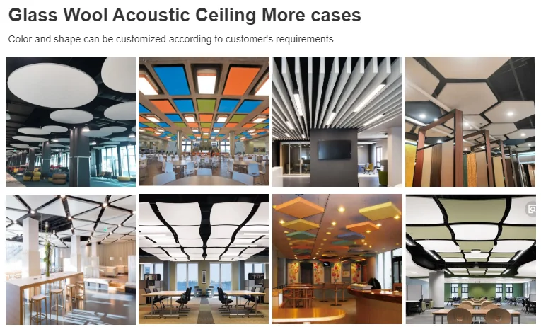 Manufacturer  acoustic slat panel soundproofing material for studio equipment ceiling or wall panels