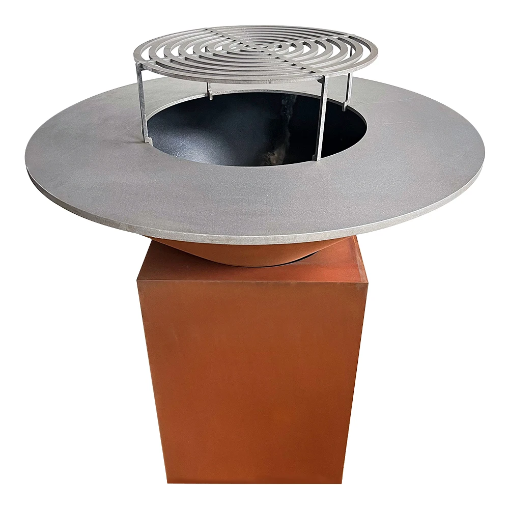 Outdoor stainless steel bbq grill barbecue with stove shelf