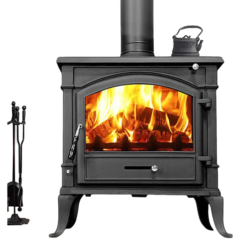 Factory Selling Cast iron wood burning stove New design modern wood stove smokeless