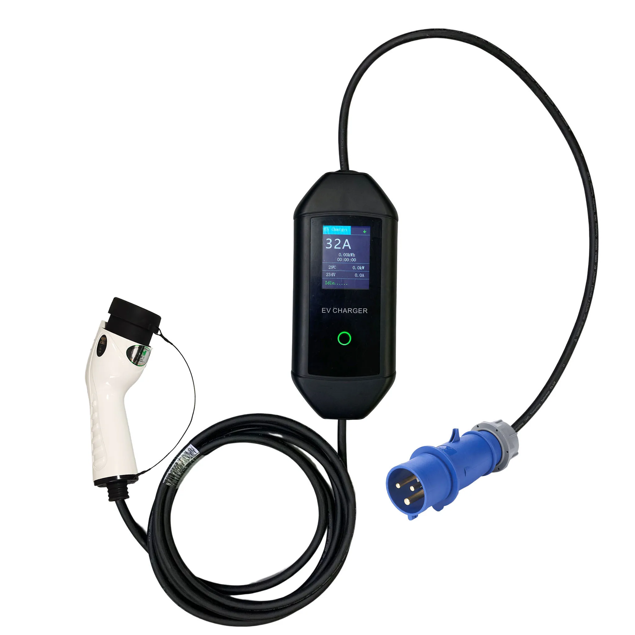 Wholesale Evse Electric Cars Ac Type 2 7kw Economic Mobile Home Portable Ev Charger