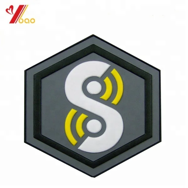 Wholesale 3d or 2d Brand Designer Custom Logo Pvc Patches For Clothing or bag or cap or hat or coat