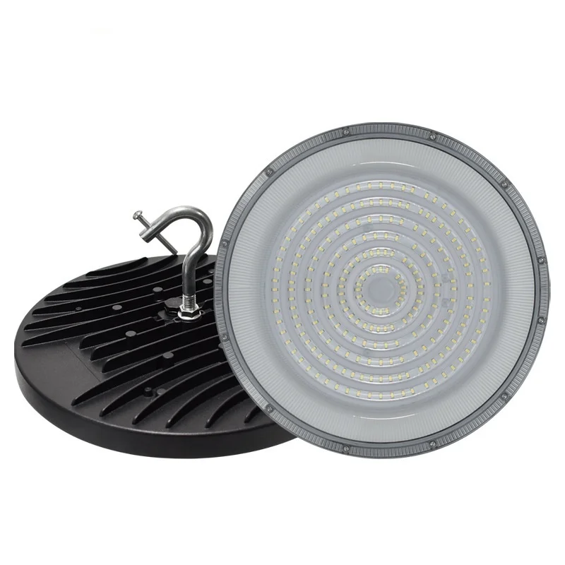 Новинка 200 Вт 150 100 Smd2835 алюминиевый корпус НЛО светодиодный светильник высокого отсека dob Складская мастерская заводская лампа для гаражного освещения