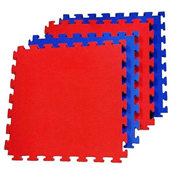 High-density Reversible 1m Tatami Judo Mat EVA Foam Wholesale Martial Arts Taekwondo Tatami Puzzle Mat with Thickness 2cm to 4cm