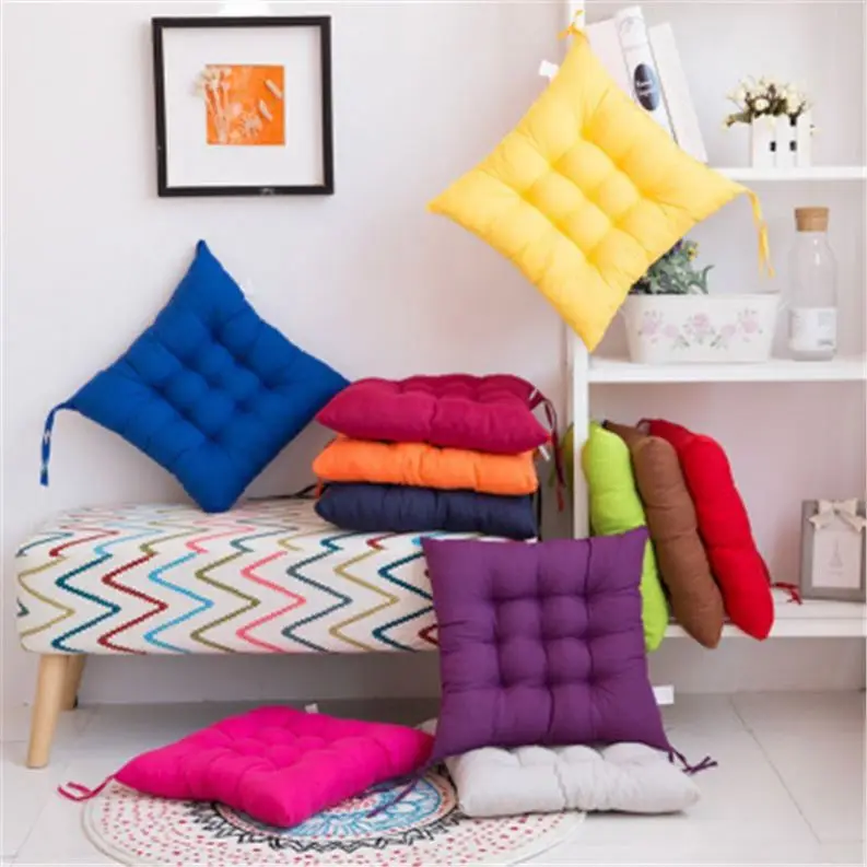 Home Chair Seat soft Cushion Pad Winter Office Bar Chair Back Seat Cushions Sofa Pillow Chair Cushion 40x40cm 059 /1