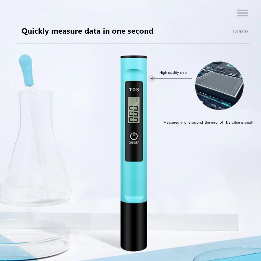 Digital PH TDS Meter Tester Temperature Pen Water Purity PPM Filter Hydroponic for Aquarium Pool Water Monitor Tester
