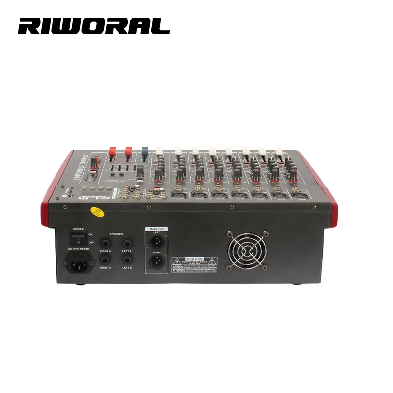 MX902 8 Channel professional sound audio power mixer usb interface controller home music karaoke