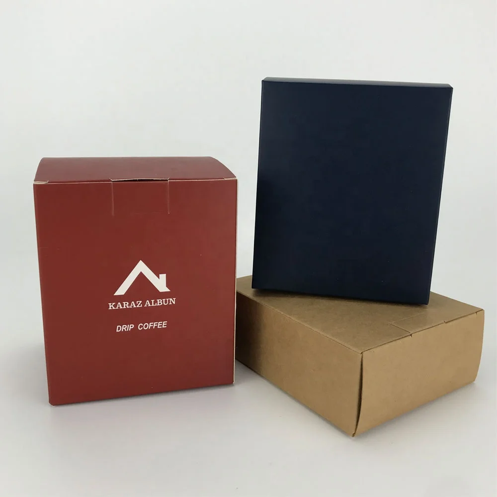 hot sell capsule portable customized cardboard paper packaging boxes for brew disposable drip coffee filter bag