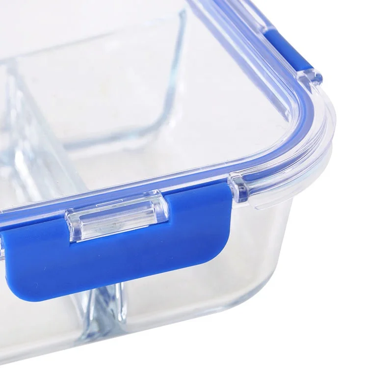  Экологичные контейнеры из боросиликатного стекла Bento для пищевых продуктов с герметичной