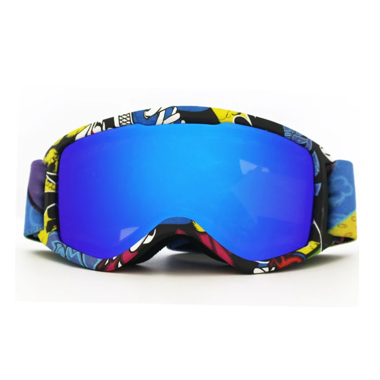 Пользовательские высокоэффективные лыжные очки на ремешках для сноуборда Детские Зимние очки