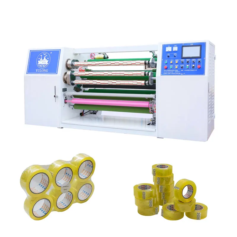 
Hot Selling High Speed Automatic CE Super Clear Bopp Adhesive Tape Slitting Machine 
