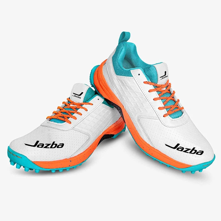 Hot Sale Custom Logo Rubber Spikes Outdoor Sports Gripper Cricket Shoes For Men