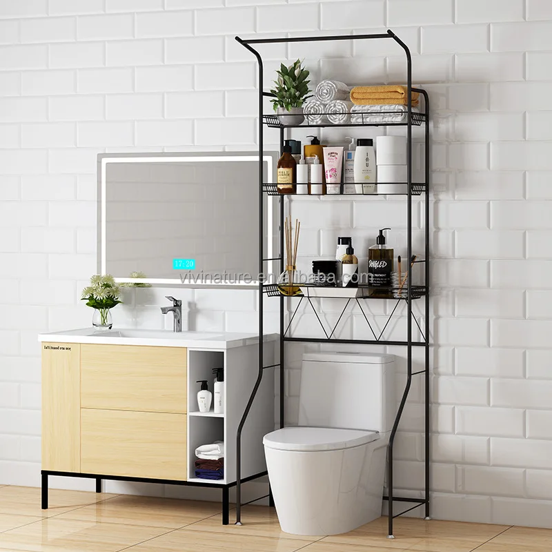 Металлическая Полка над унитазом для ванной комнаты