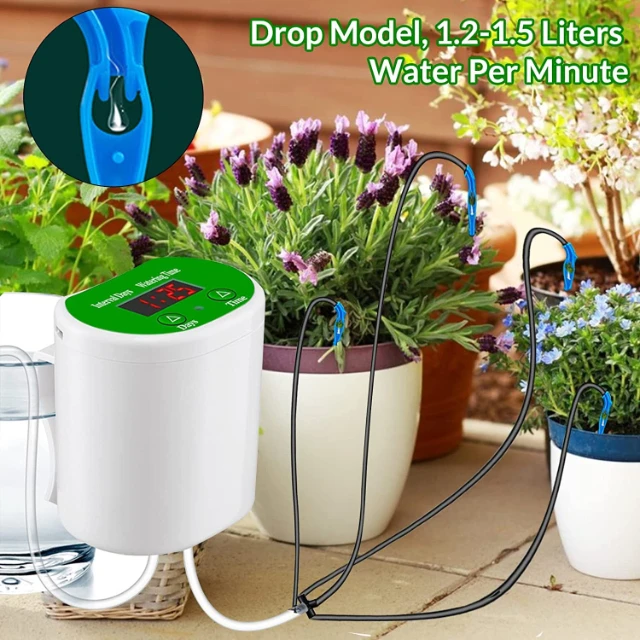 Indoor Potted Plants Watering Device USB Powered Automatic Drip Irrigation Kit 8 ABS Automatic Watering System