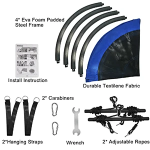 High Quality Safety Outdoor Indoor Round Swing Large Children Saucer Tree Swing