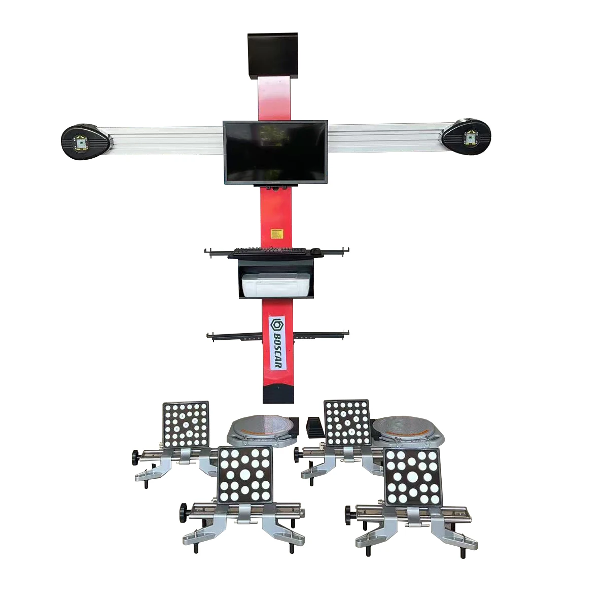 Cheap factory four wheel alignment device with HP Printer High precision Sony camera positioning calibration Tire aligner