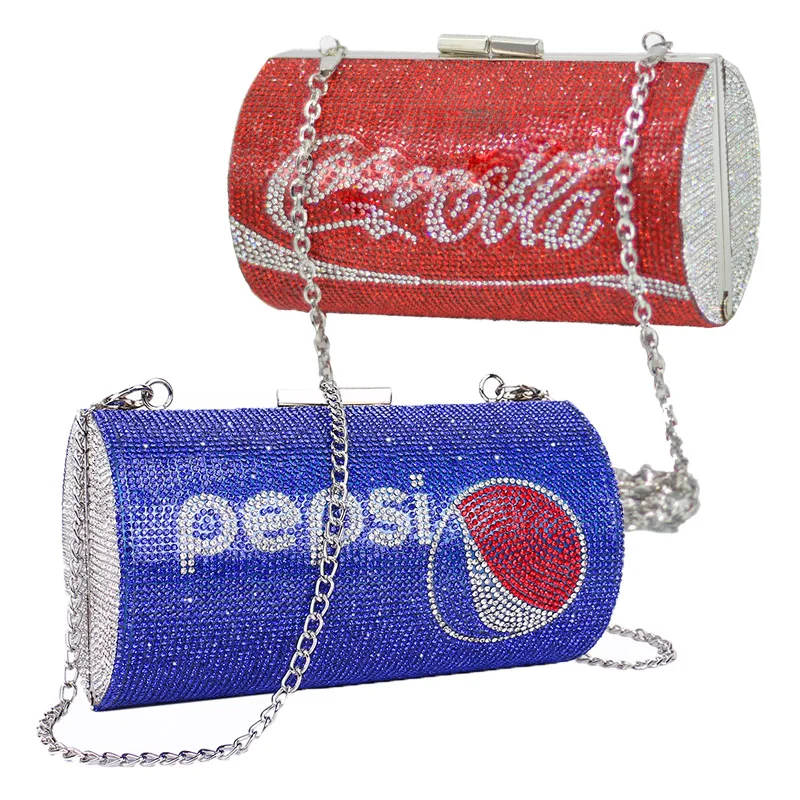 
Clutch Purses Sparkling Evening Handbags Glitter Crystal Rhinestone Multicolor Women Crossbody Shoulder Bag 