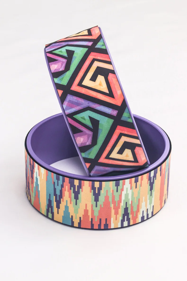 changnore Private Label Color Natural PU Yoga Wheel Yoga Wheel Roller Column Eva Paint Foam Roller