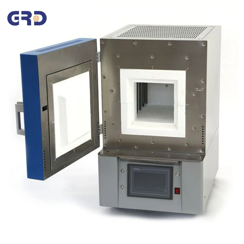 High temperature electric 1600 1700 degree muffle furnace for industry