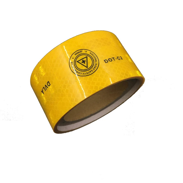 Yellow Color DVLA Reflective Tape for Trailers