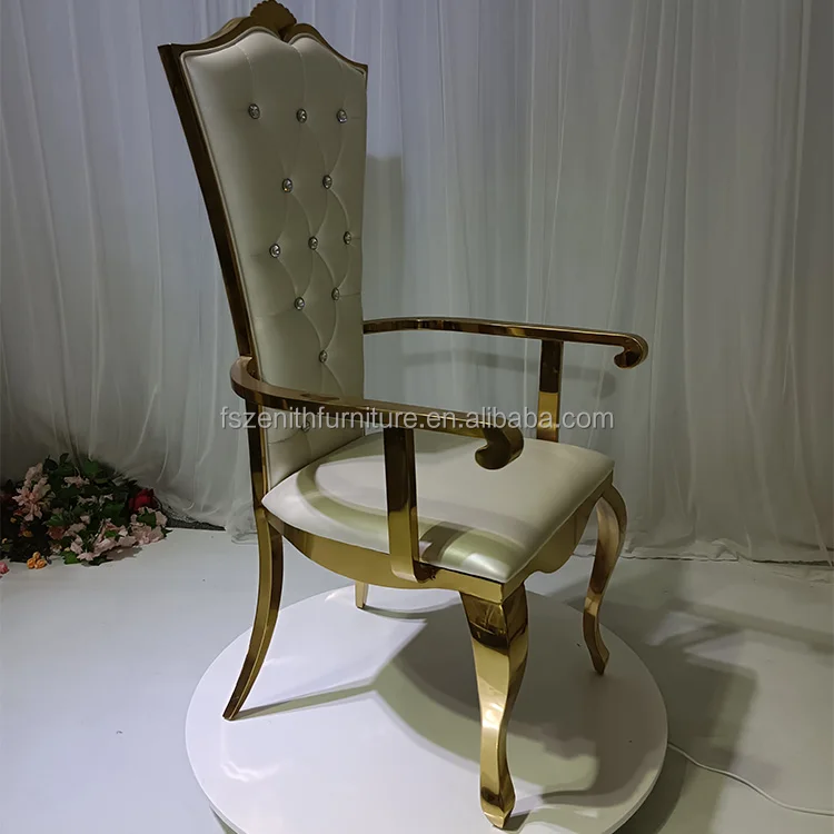 Factory Price Unique Appearance Stainless Steel Chair Wedding Furnitures for Wholesale