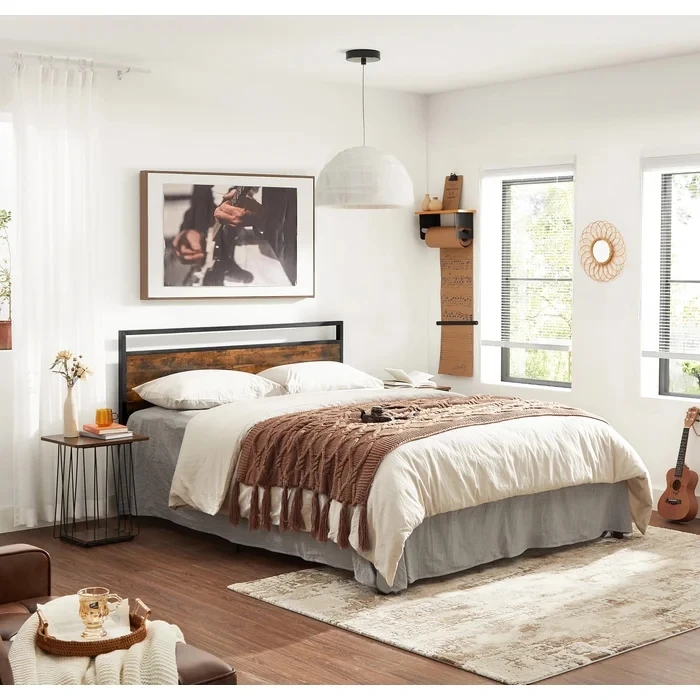 Hot Sale  Single Bed Frame Metal Folding Beds OF Knock Down Bedroom Metal Beds Furniture