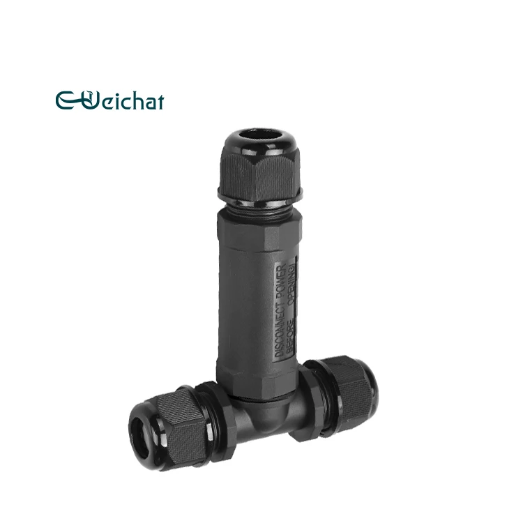 E-WeiChat Outdoor Lighting LED Lighting Terminal Wire Electrical Waterproof 3 4 Pin Connector