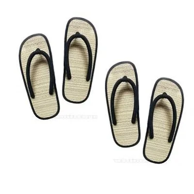 Straw Seagrass Summer Flip Flops Sandals Slippers (Ms.Sandy 84587176063)