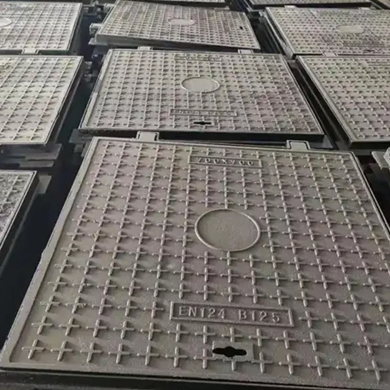 Factory sewer drain gulley FRP SMC round concrete fiberglass composite manhole cover
