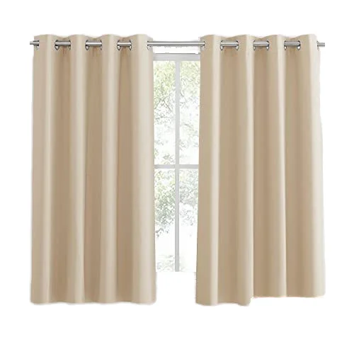 high quality solid color curtains full blackout plain color curtains darkening bedroom curtain
