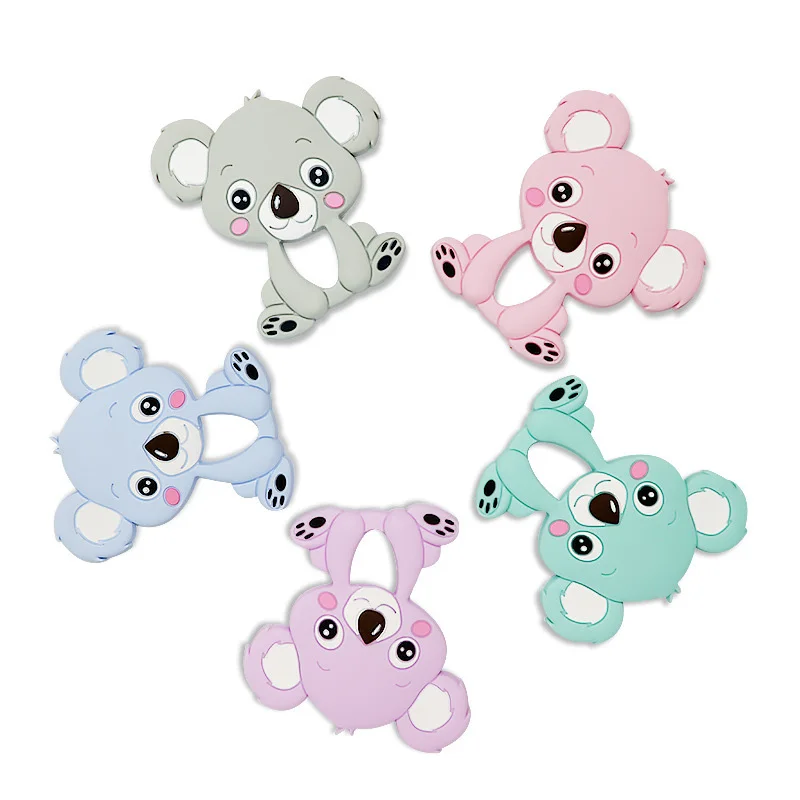 Silicone Baby Koala Teether Cartoon Teething Bpa Free Teether Toys